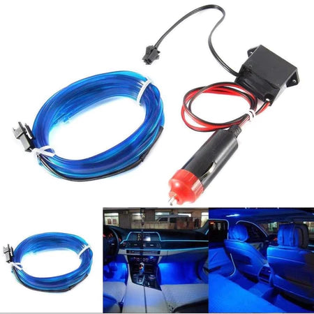 5 Metros Fita Led Veicular Interativo Com Controle